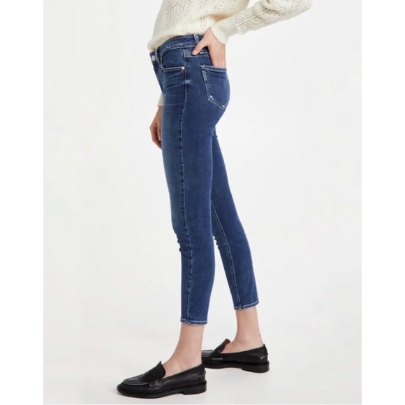 PAIGE Verdugo Ankle Distressed Skinny Jeans in Roadhouse Destructed 26 - Picture 5 of 17